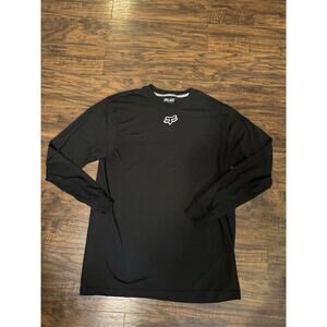 Fox Foxtech Black Long Sleeve T-shirt Size Medium